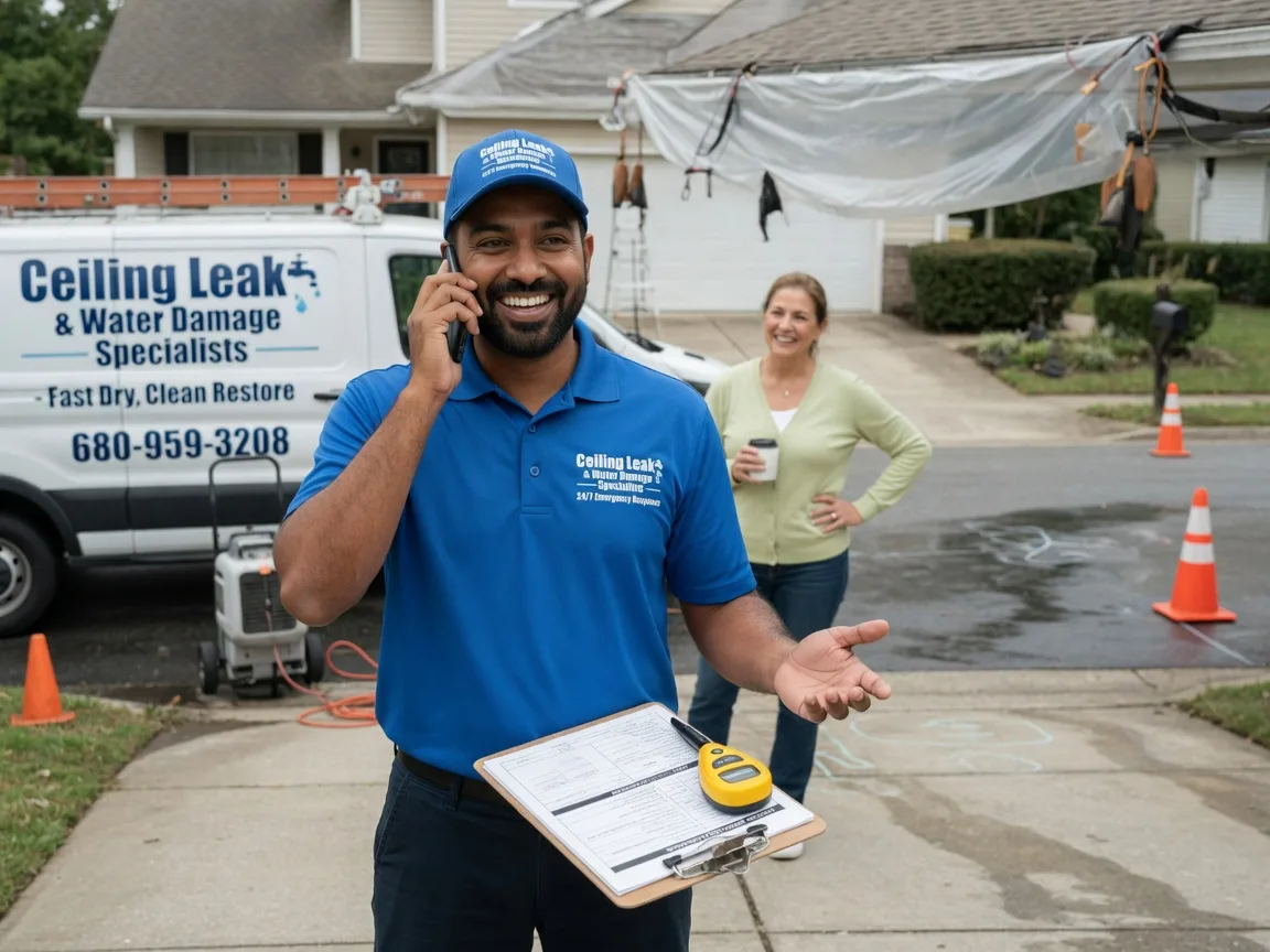 Ceiling Leak Cleanup Leadwood, MO FAQs